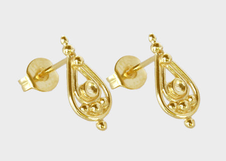 Indian Gold plated Earrings Traditional Women Stud Bollywood Fashion  Jewellery - International Society of Hypertension